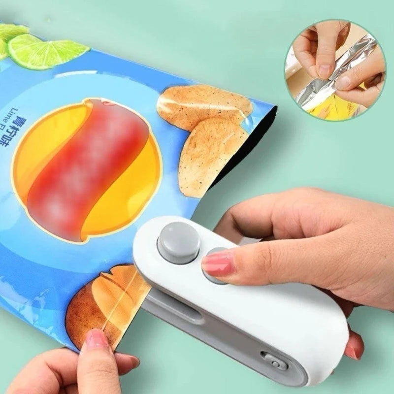 Mini Portable Rechargeable Magnetic 2 In 1 Bag Heat Sealer Machine