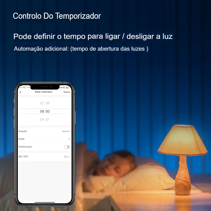 Lâmpada Inteligente RGB com Controle por Voz